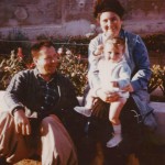 Pascale avec son père et sa mère